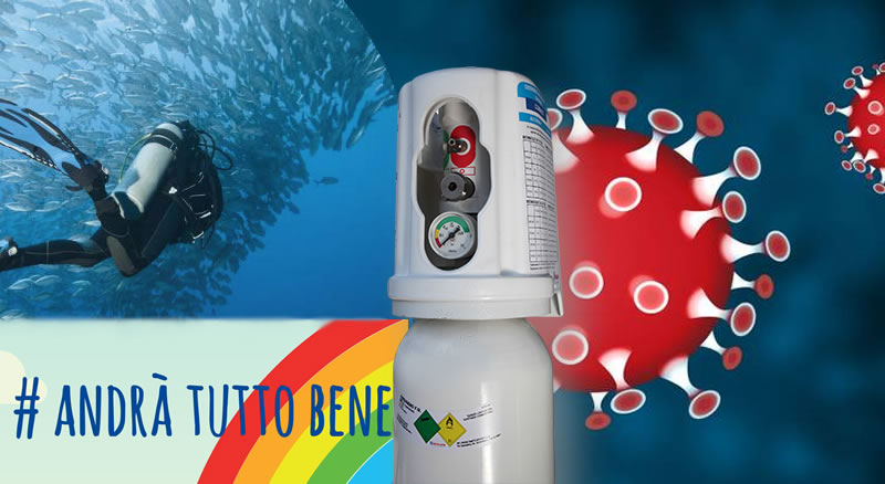 Emergenza Covid-19: bombole di ossigeno donate dai Centri subacquei.  Andrà tutto bene (!?) - IARR